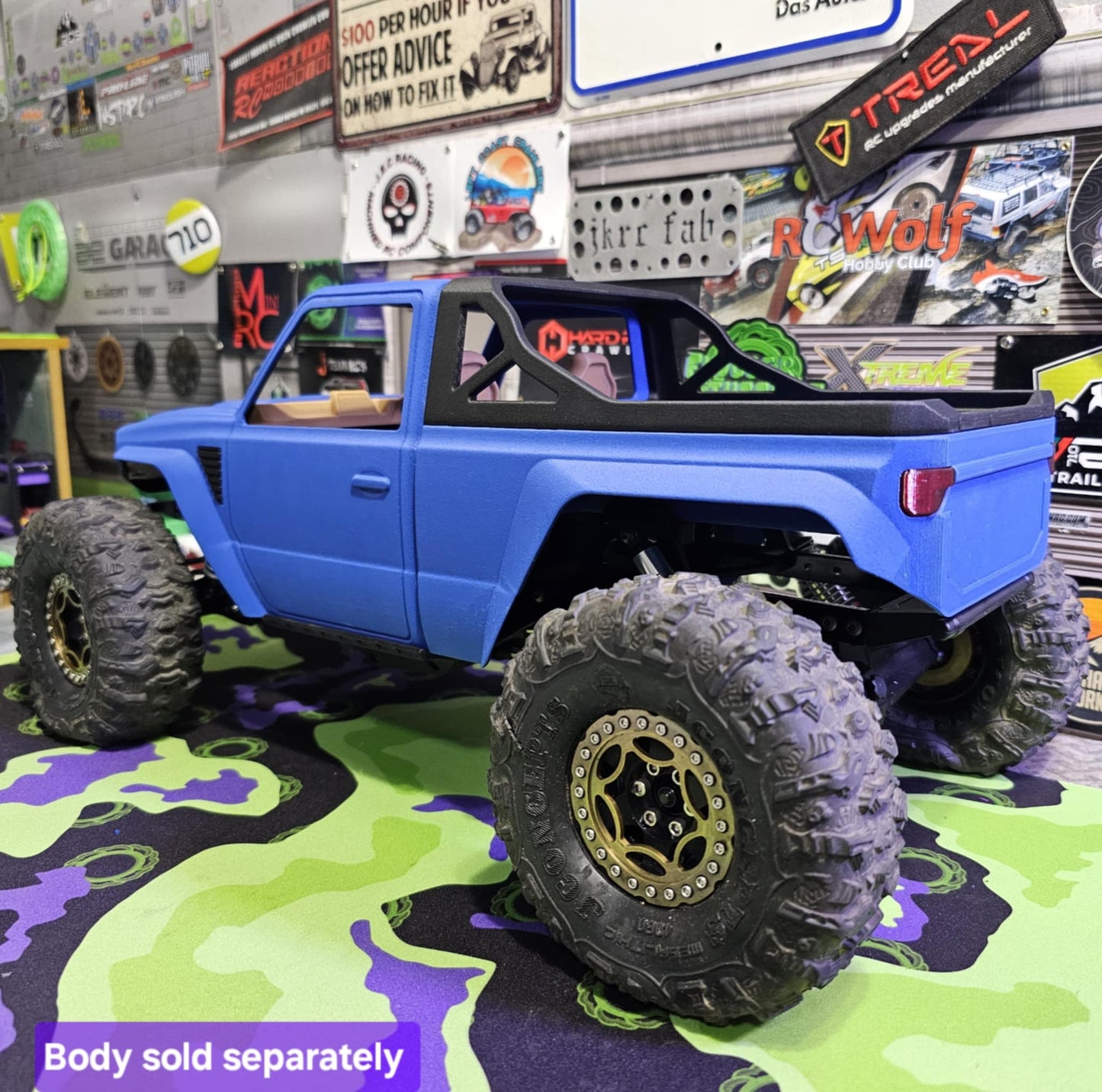FlubRC 1:10 E-Series RockPirate VRD Chassis Mouning Kit