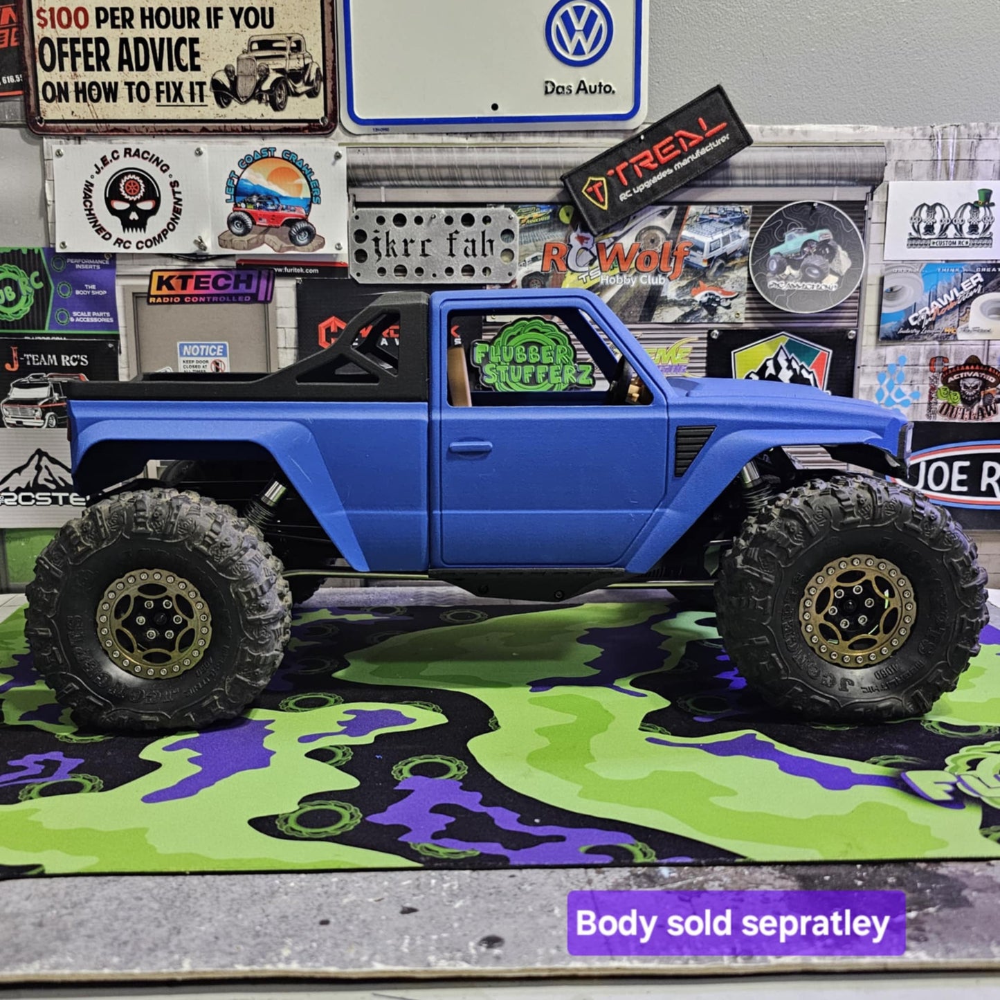 FlubRC 1:10 E-Series RockPirate VRD Chassis Mouning Kit