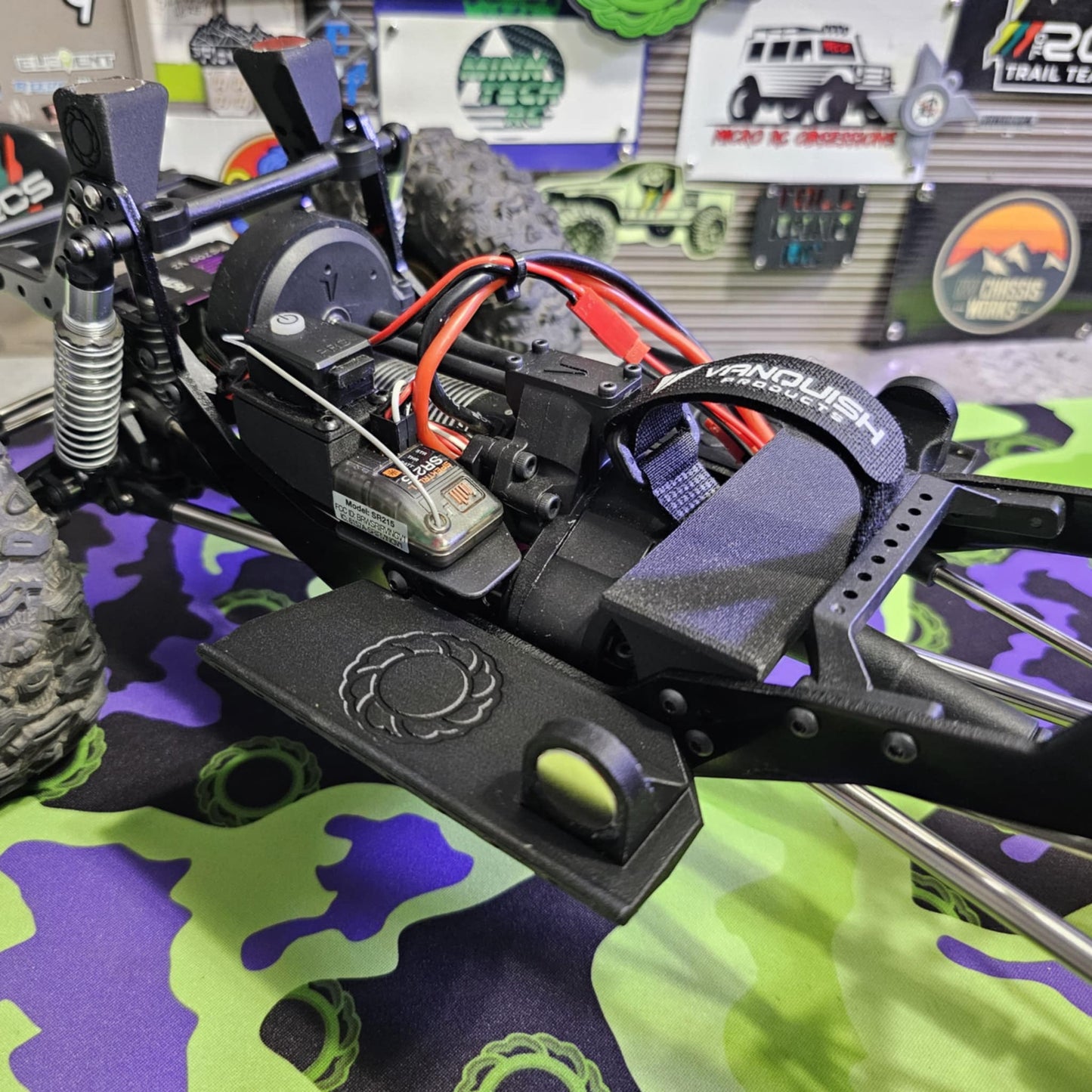 FlubRC 1:10 E-Series RockPirate VRD Chassis Mouning Kit