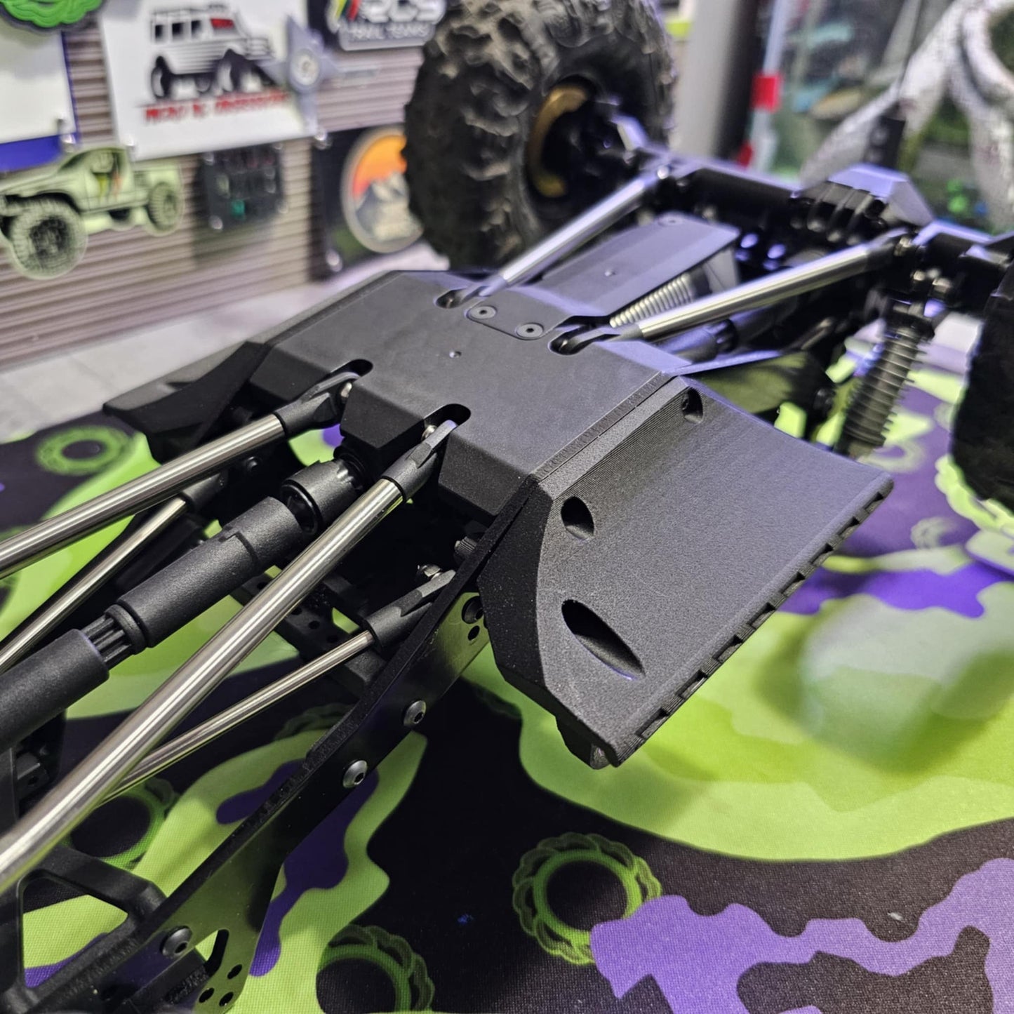 FlubRC 1:10 E-Series RockPirate VRD Chassis Mouning Kit